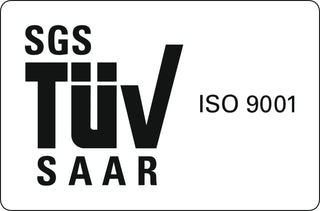 Logo der SGS, TÜV Saar für ISO 9001:2015
