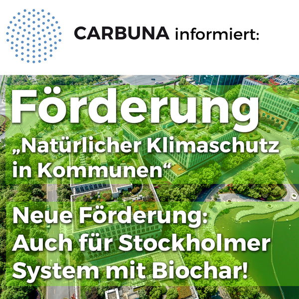 🌳 Neue Förderung: Auch für Stockholmer System mit Biochar! 🌳